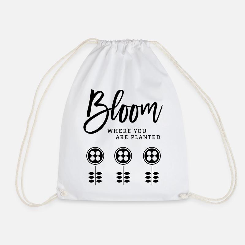 Bloom - Turnbeutel - Weiß