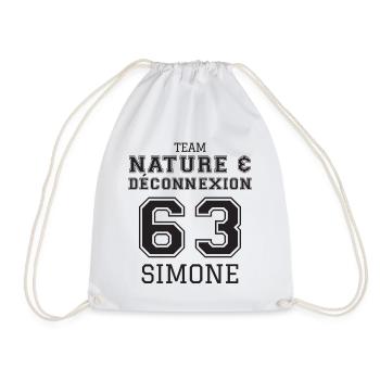 Team Nature Deconnexion 63 Simone T-Shirt Cadea... - Sac de sport léger - blanc - Devant