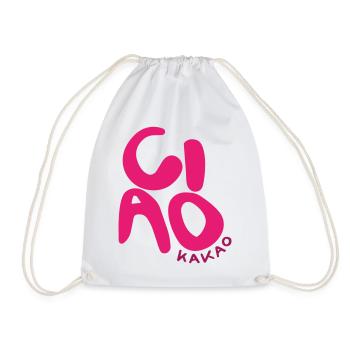 Ciao Kakao - Turnbeutel - Weiß - Vorne