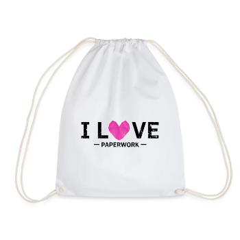 Design coloré Kirigami Origami - Sac de sport léger - blanc - Devant
