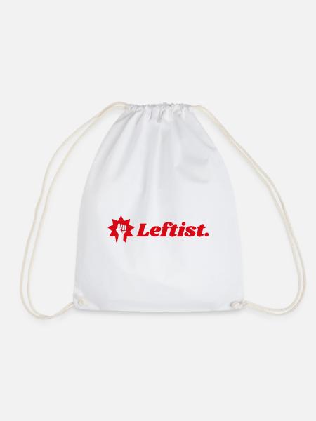 Leftist. - Turnbeutel - Weiß