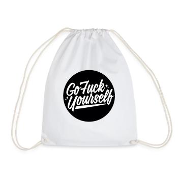 Go fuck yourself - Shirt print Font Typo - Turnbeutel - Weiß - Vorne