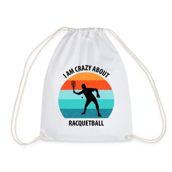 Racqueetball - Drawstring Bag - white - Front