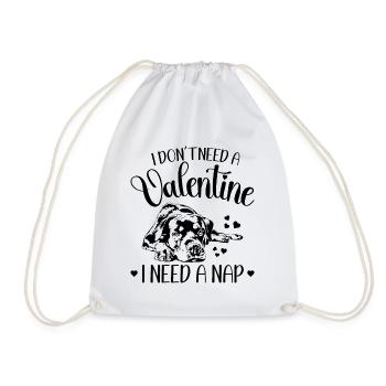 Rottweiler Saint Valentin chiens chien Wilsigns - Sac de sport léger - blanc - Devant