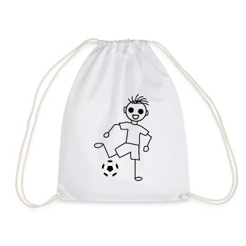Football football football - Sac de sport léger - blanc - Devant