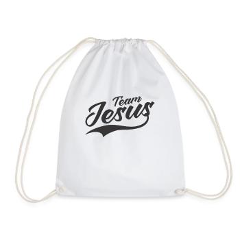 Cadeau d'anniversaire de l'équipe de foi de Jésus - Sac de sport léger - blanc - Devant