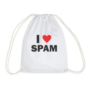 Spam mail email cadeau d'anniversaire - Sac de sport léger - blanc - Devant