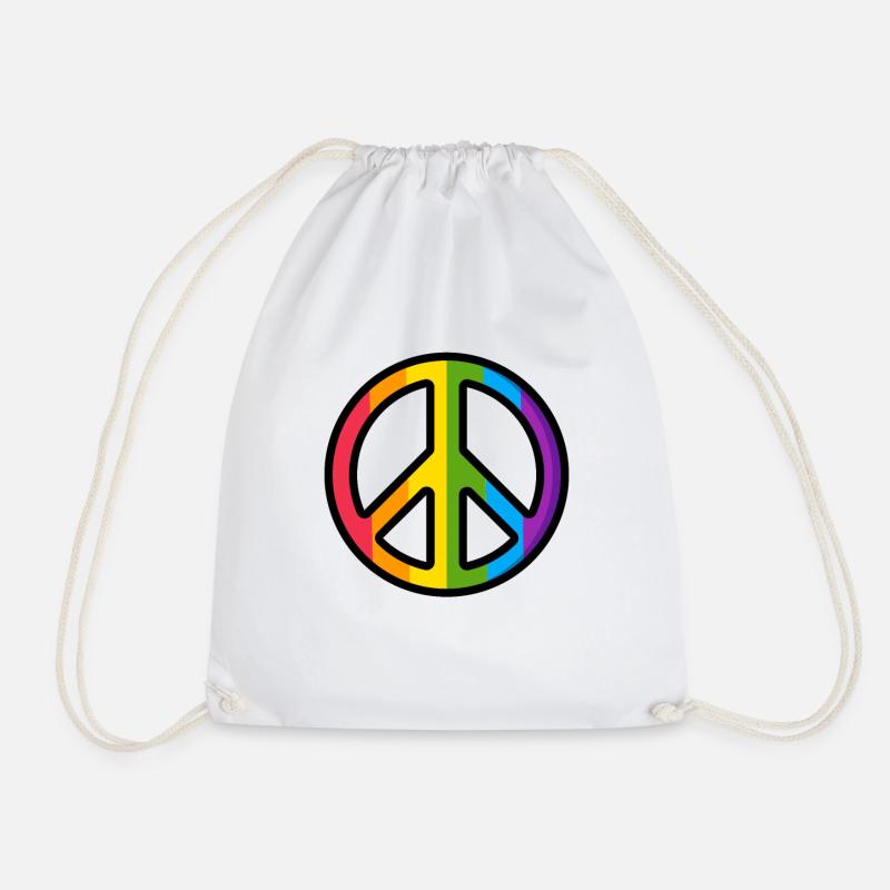 Peace - Turnbeutel - Weiß