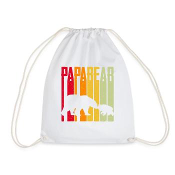 Papa Bear - Sac de sport léger - blanc - Devant