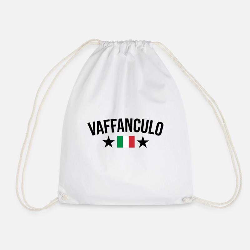 Vaffanculo auf Italienisch - Turnbeutel - Weiß