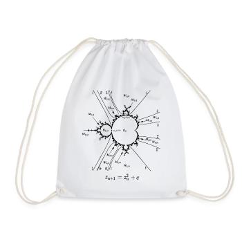Amount of almond bread - Drawstring Bag - white - Front