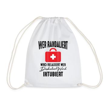 Krankenschwester Geschenk - Turnbeutel - Weiß - Vorne