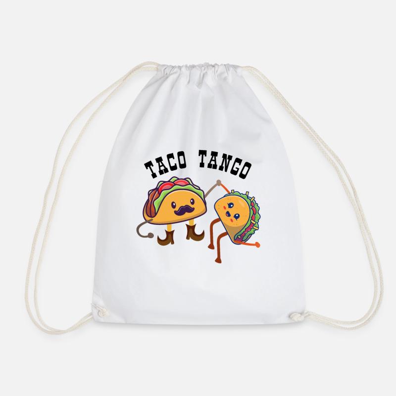 TACO TANGO - Turnbeutel - Weiß