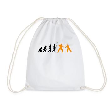 Escrima Filipino Martial Art Martial Arts - Drawstring Bag - white - Front