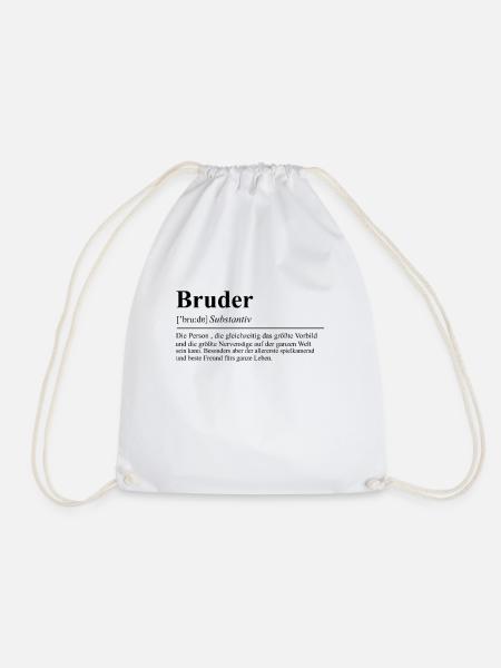 Bruder - Turnbeutel - Weiß