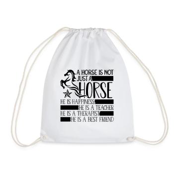 Dictons de cheval Chevaux Cavalier Cheval Sport équestre - Sac de sport léger - blanc - Devant