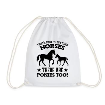 Dictons de cheval Chevaux Cavalier Cheval Sport équestre - Sac de sport léger - blanc - Devant