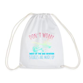 Pilote Vol Aviator Vol Cadeau - Sac de sport léger - blanc - Devant