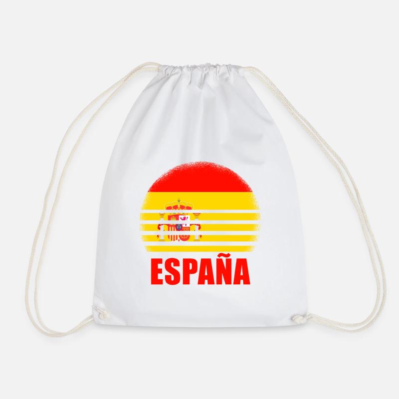 Spanien Spanische Flagge USA Mallorca Madrid Ameri - Turnbeutel - Weiß