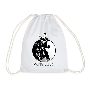 Wing Chun Wing Hard Kung Fu Martial Arts Combat Sp - Turnbeutel - Weiß - Vorne