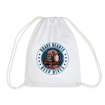 Plongeurs Plongée en apnée Plongée sous-marine Plongée sous-marine - Sac de sport léger - blanc - Devant
