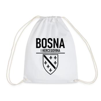 Bosna I Hercegovina Home Armoiries - Sac de sport léger - blanc - Devant