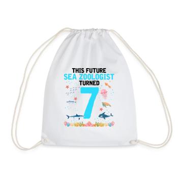 Zooologist Marine Biologist Marine Biology - Drawstring Bag - white - Front