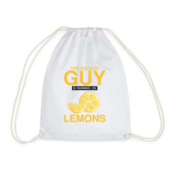 Lemon Design Lemonades Stand Boss Vente de citron - Sac de sport léger - blanc - Devant