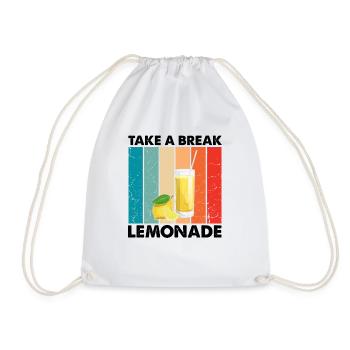 Lemonade Lemon Lemonade Lemonade Lemonade Stand Design - Drawstring Bag - white - Front