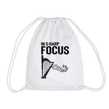 Conceptions de joueurs de harpe pour les conceptions de joueurs de harpe - Sac de sport léger - blanc - Devant