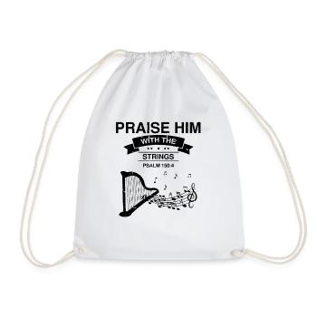 Conceptions de harpiste pour conceptions de harpiste - Sac de sport léger - blanc - Devant