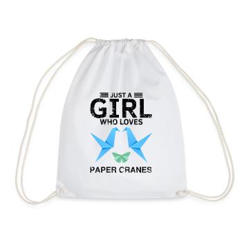 Design coloré Kirigami Origami - Sac de sport léger - blanc - Devant