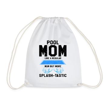 Conceptions de sauveteurs pour les techniciens de piscine - Sac de sport léger - blanc - Devant