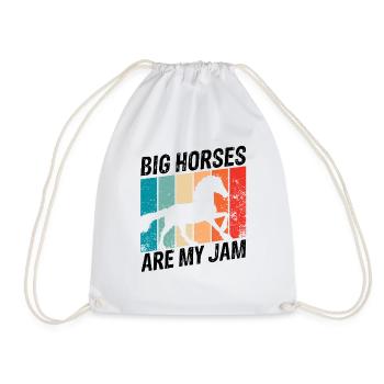 Conception Clydesdale pour clydesdale Riders - Sac de sport léger - blanc - Devant