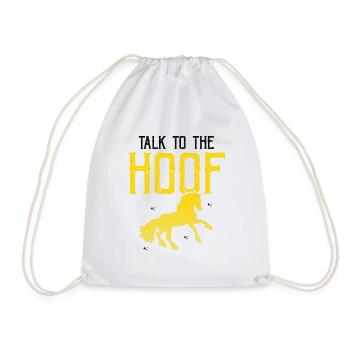 Cydesdale Rider and Draft Horse Designs - Drawstring Bag - white - Front