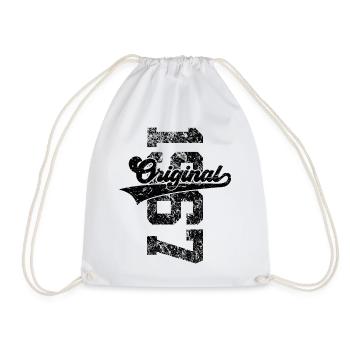 59TH BIRTHDAY ORIGINAL 1967 - Drawstring Bag - white - Front