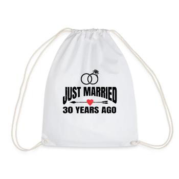 Je viens de me marier il y a 30 ans 30e anniversaire de mariage - Sac de sport léger - blanc - Devant