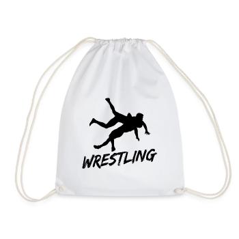 Grappling Martial Arts Wrestling - Turnbeutel - Weiß - Vorne