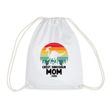 Crest Dinosaur Mama pour Parasaurolophus - Sac de sport léger - blanc - Devant