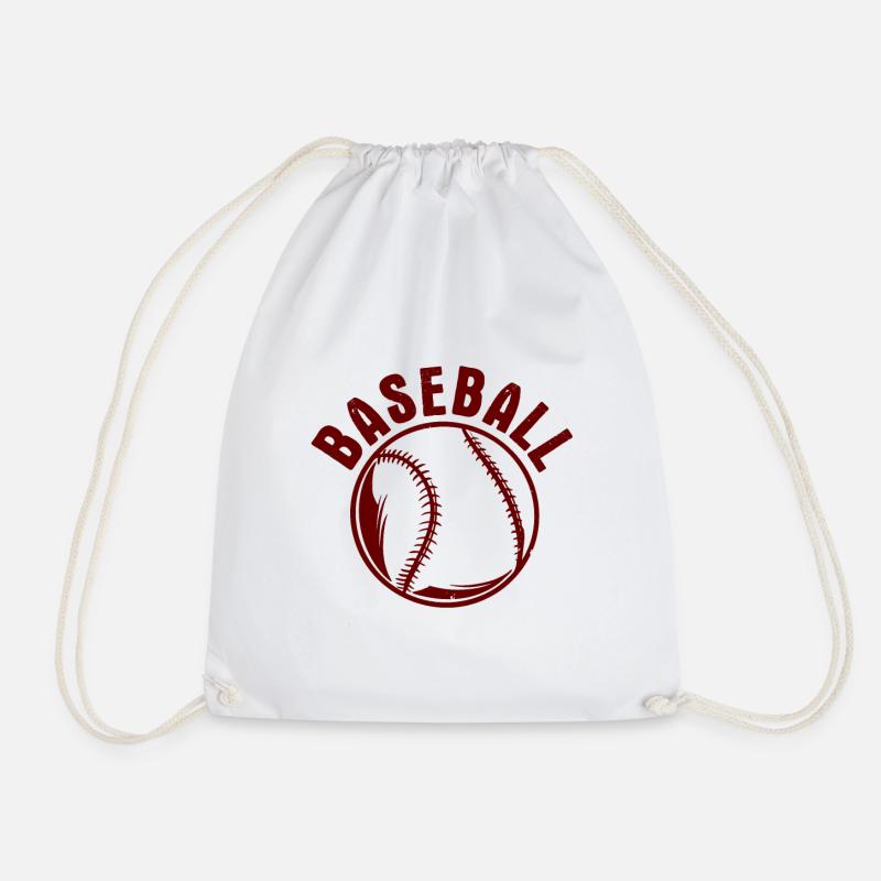 Baseball - Turnbeutel - Weiß