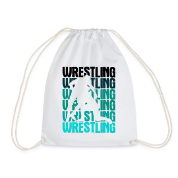 Grappling Martial Arts Wrestling - Turnbeutel - Weiß - Vorne