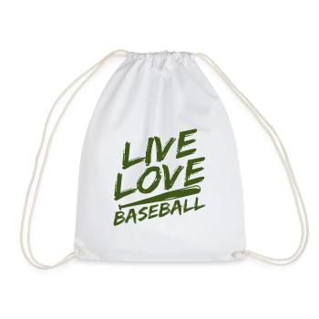 Baseball - Turnbeutel - Weiß - Vorne