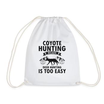 Conception de chasseur de coyote pour la chasse au coyote - Sac de sport léger - blanc - Devant