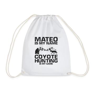 Capture de coyotes et conception de chasseur de coyotes - Sac de sport léger - blanc - Devant