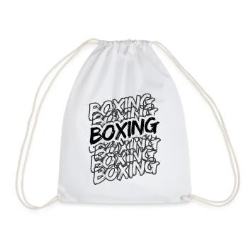 Boxsport Boxing - Turnbeutel - Weiß - Vorne