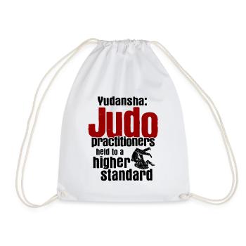 Japanischer Kampfsport Judo - Turnbeutel - Weiß - Vorne