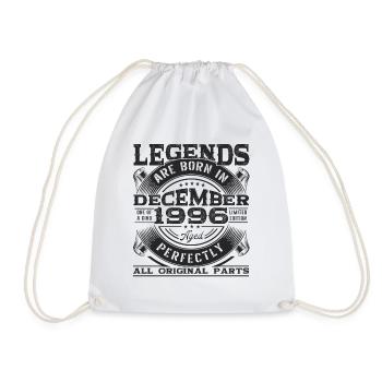 Décembre Né 1996 26ème anniversaire Legend Man - Sac de sport léger - blanc - Devant