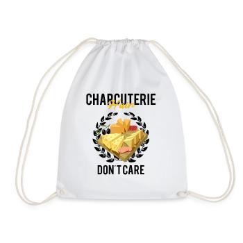 Design de charcuterie pour les fromagers - Sac de sport léger - blanc - Devant