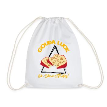 Charcuterie design for cheesemakers - Drawstring Bag - white - Front