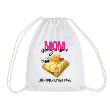 Cheese factory quote for Gouda cheese and Gouda lovers - Drawstring Bag - white - Front